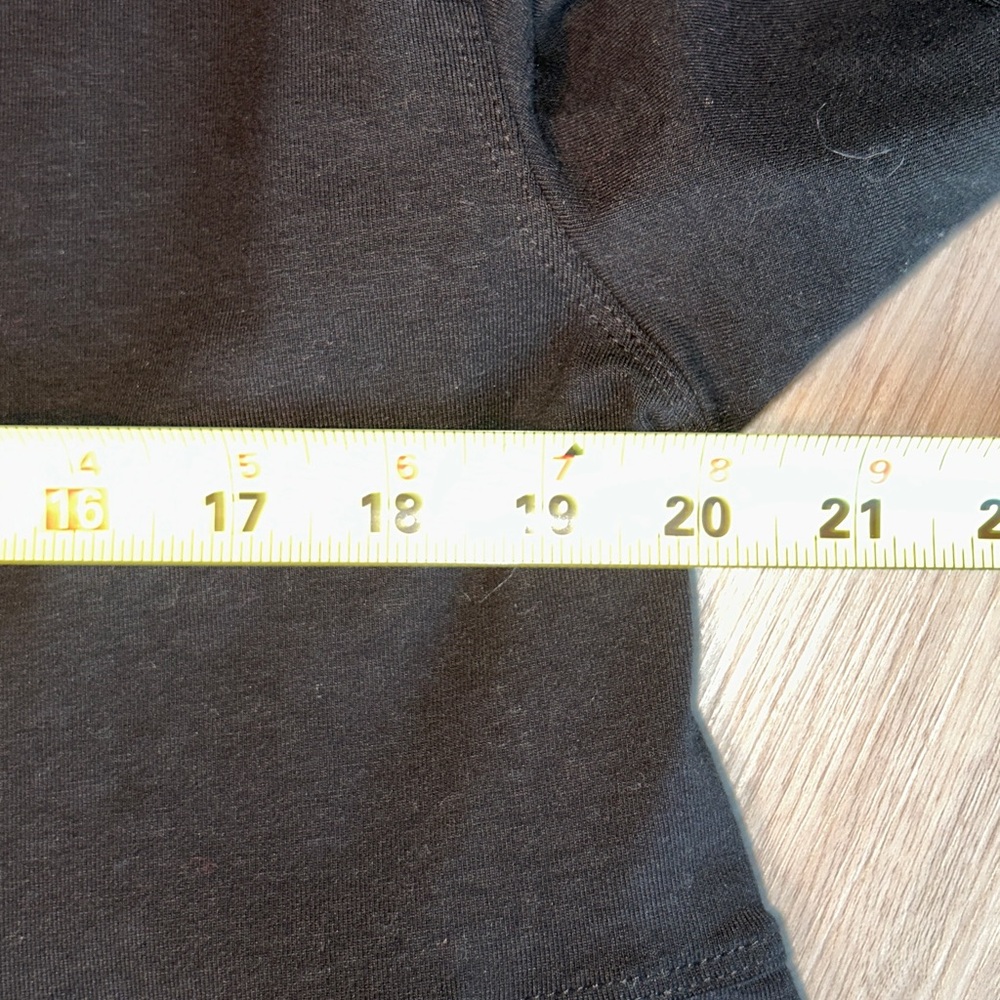 Serra Cotton Tunic/Dress L Black Casual Minimalist Versatile Staple Classic - Picture 5 of 9